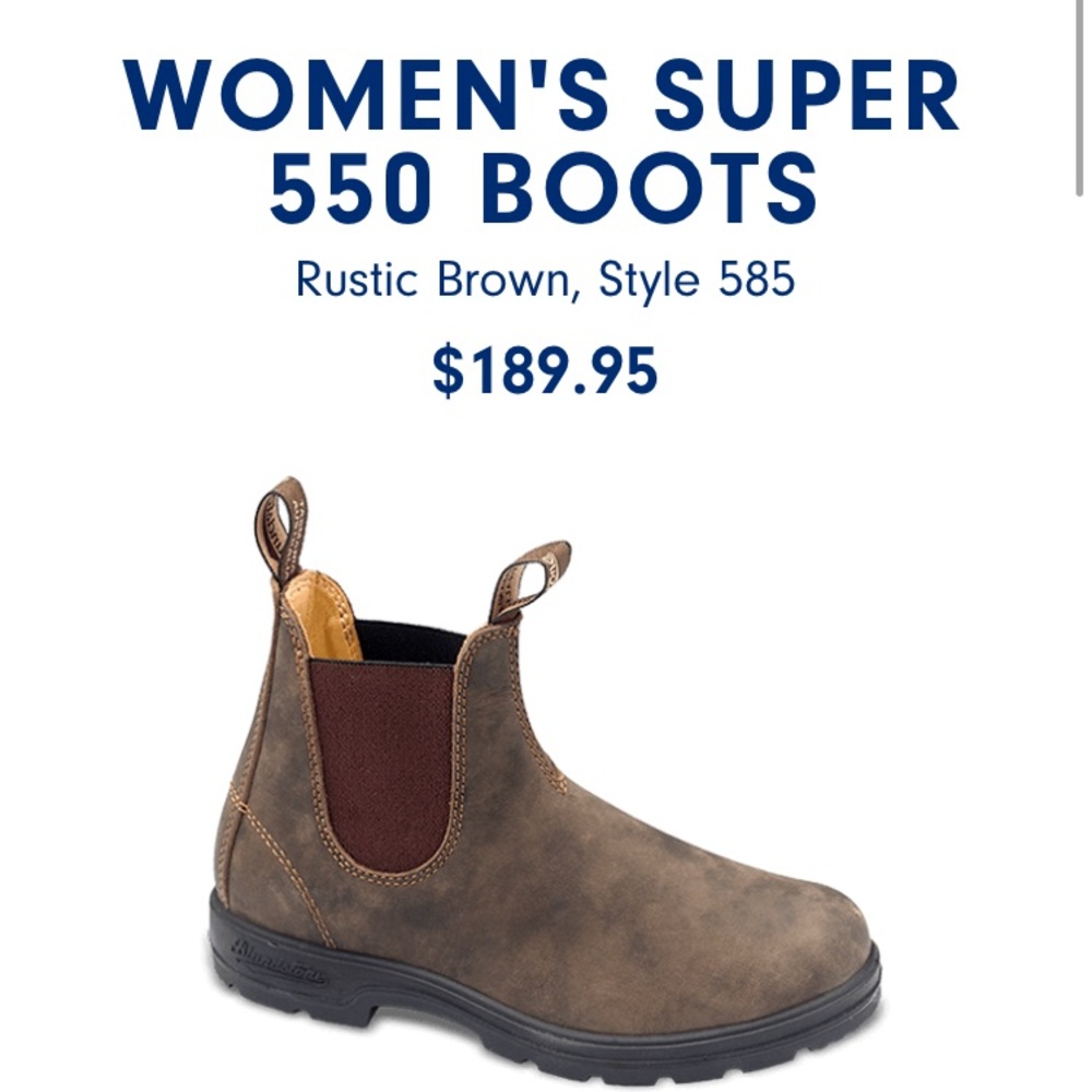 ISO Size 6 Women’s Blundstone Super 550 Boots
